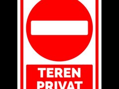 Semn teren privat