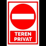 Semn teren privat